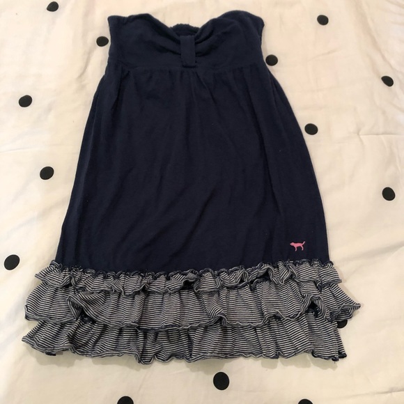 PINK Victoria's Secret Dresses & Skirts - 🥯5 for $15🥯 Navy Blue Strapless Dress